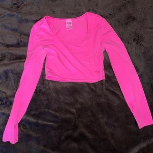 Long sleeve crop top
